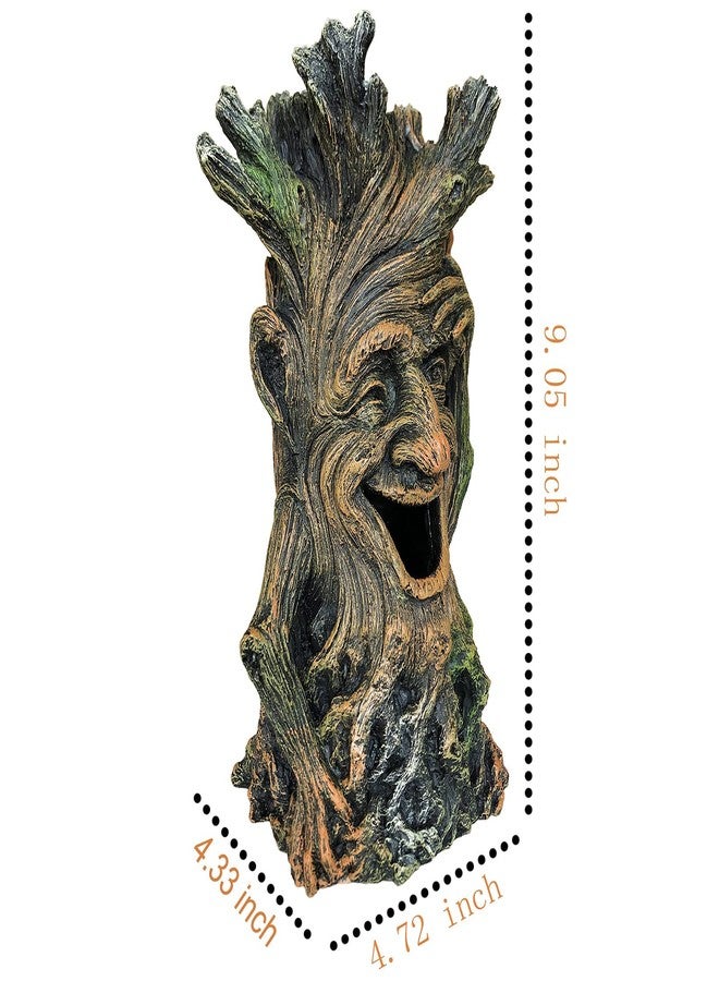 SLOCME Fish Tank Tree Trunk Decorations - Lifelike Hollow Tree Wood Ornament Resin Figurine, Fish Can Swim Through The Trunk Hole - Image 3